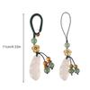 Exquisite Chalcedony Lucky Bean Pendant Symbolizing Fortune And Happiness With Unique Four Season Bean Designs