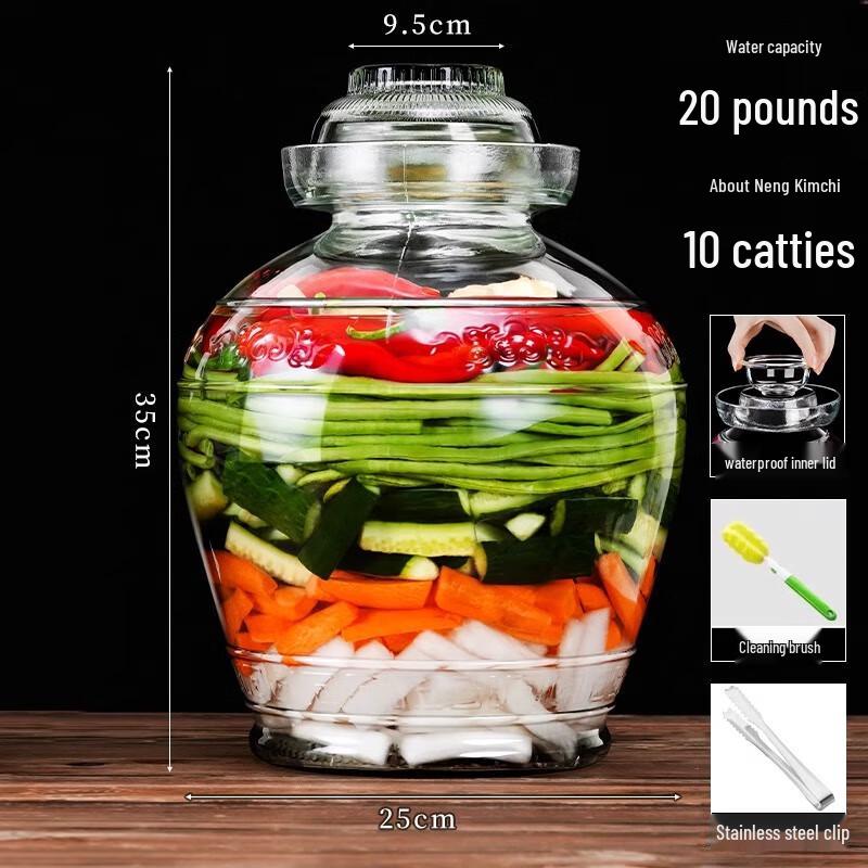 Churong Lead-Free Glass Pickling Jar