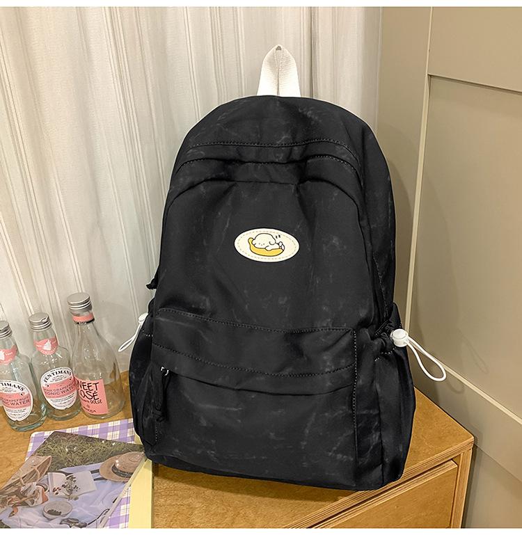 Schoolbag Japanese tie-dye schoolbag female college students fashion leisure large capacity backpack high school students class computer backpack tide