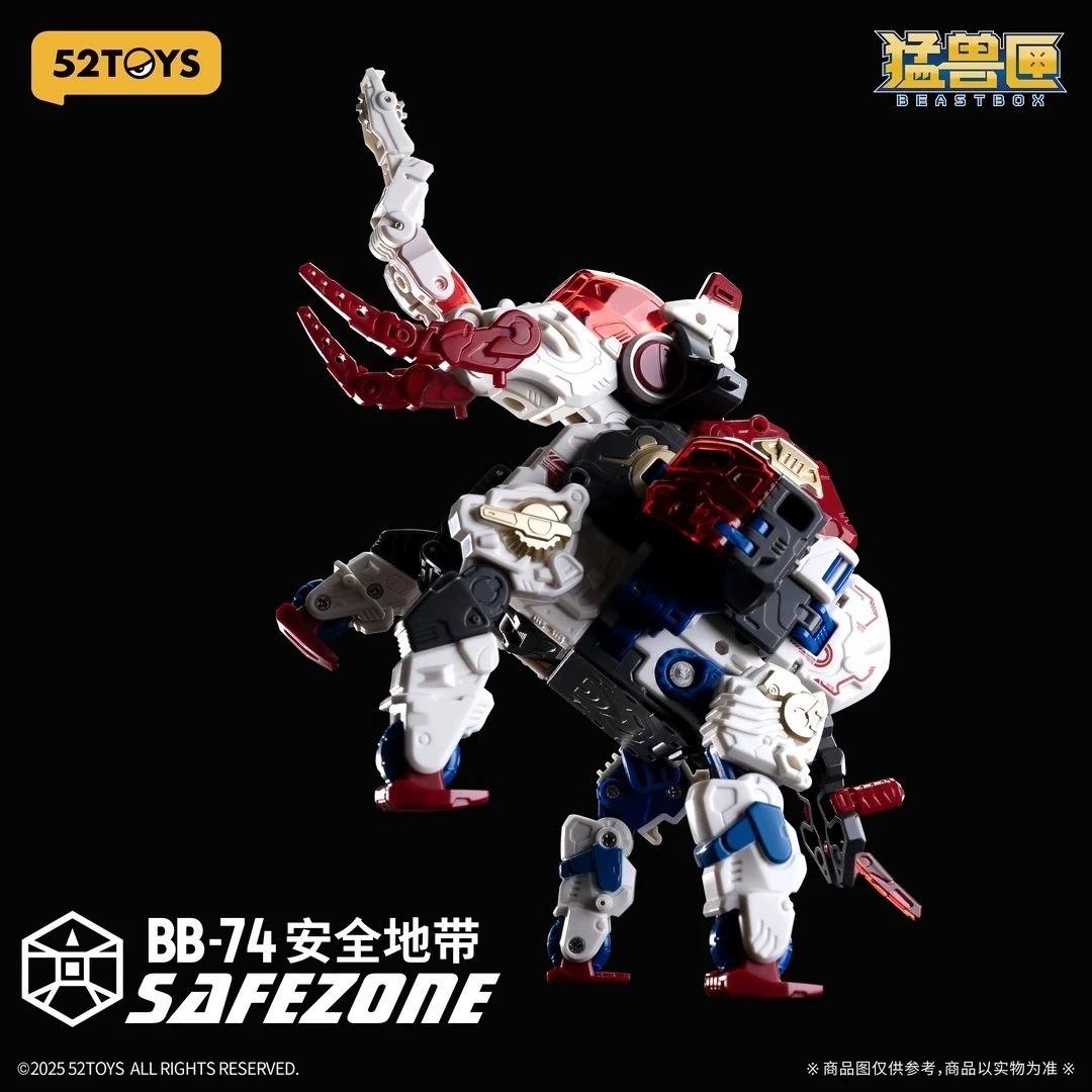 

52toys Beastbox Bb-74 Safezone, Трансформирующаяся Игрушка Фигурка Действия Коллекционная Трансформирующиеся Игрушки Меха Роботы Крутая Модель Рождественский Подарок