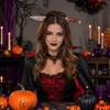 Halloween Headband with Fake Knife Prop Attached Costume Accessory for Party and Event Use Durable Lightweight Design