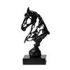 Creative Metal Handicrafts Simulation Animal Sculpture Hollowed-out Horse Head Metal Figurine Home Decoration Accessories