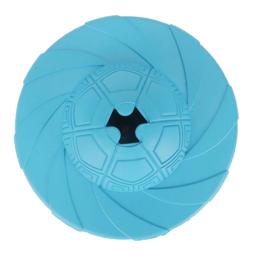 Dog Flying Disc Treat Dispenser Interactive IQ Training Bite Resistance Pet Flying Disc Toy for