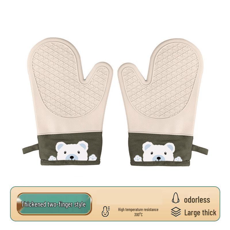 Heat-Resistant Silicone Oven Mitts