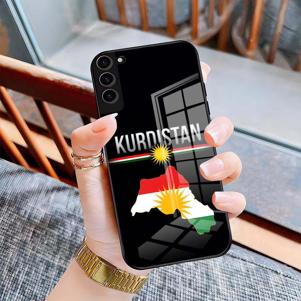 

Kurdistan Flag Phone Case For Samsung A25 A13 A33 5G A54 A36 A35 A56 A52 A14 Shockproof Glass Cover Samsung A21S