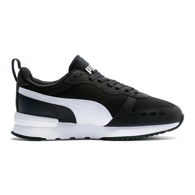 Puma R78 Jr Black White Kids Sneakers 373616-01