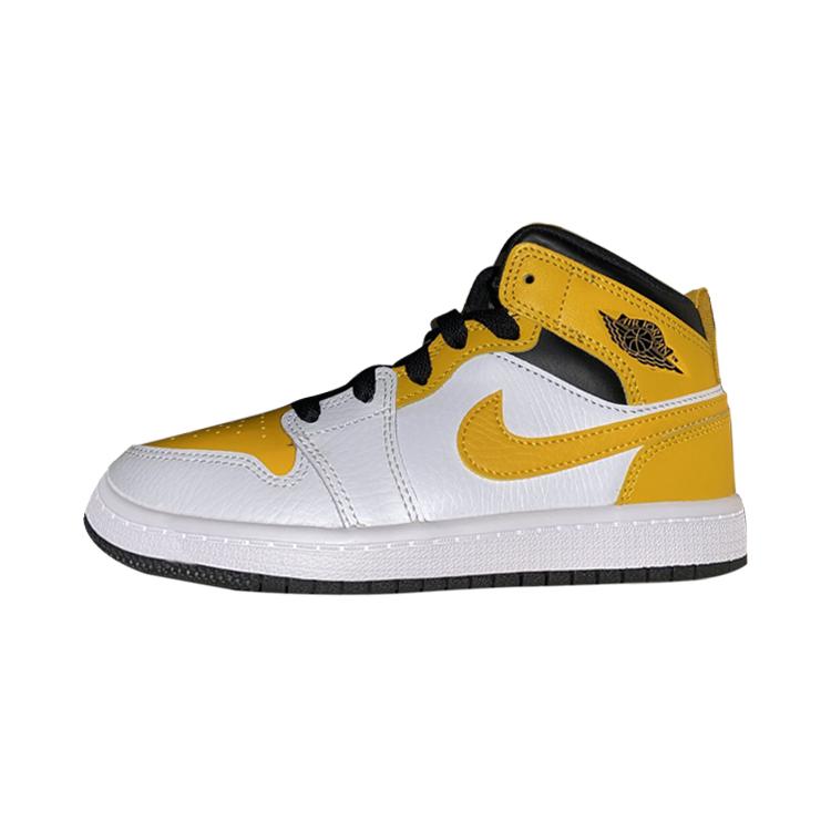 New Jordan 1 Mid PS University Gold 640734-170
