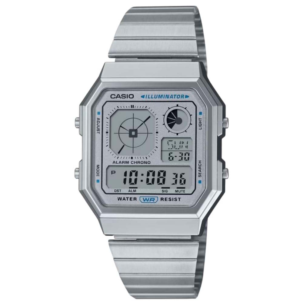 Casio Multicolor Watch A130WE-7ADF Men's