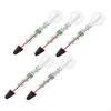 5 Pieces Floating Aquarium Thermometer with Suction Cup Accessories Fahrenheit and Celsius Scale
