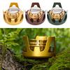 Portable Aluminum Alloy Alcohol Stove with Lid Outdoor Camping Picnics Stove