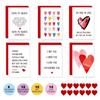 Candy Cards With Drifting Bottle Shaped Cards For Valentine's Day Party Gift Exchange Gift Decoration