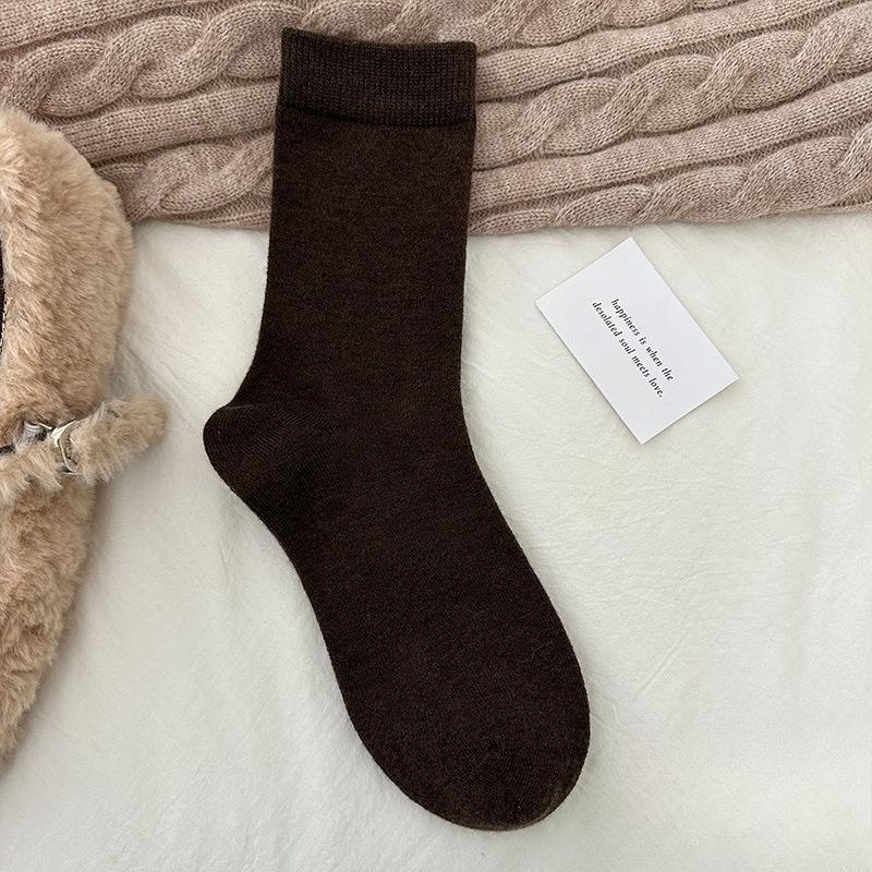 Winter Wool Socks - Children's Silk From Silkworms, Moisturizing, Antibacterial, Deodorizing, Mid-calf Socks, Warm, Without Bones