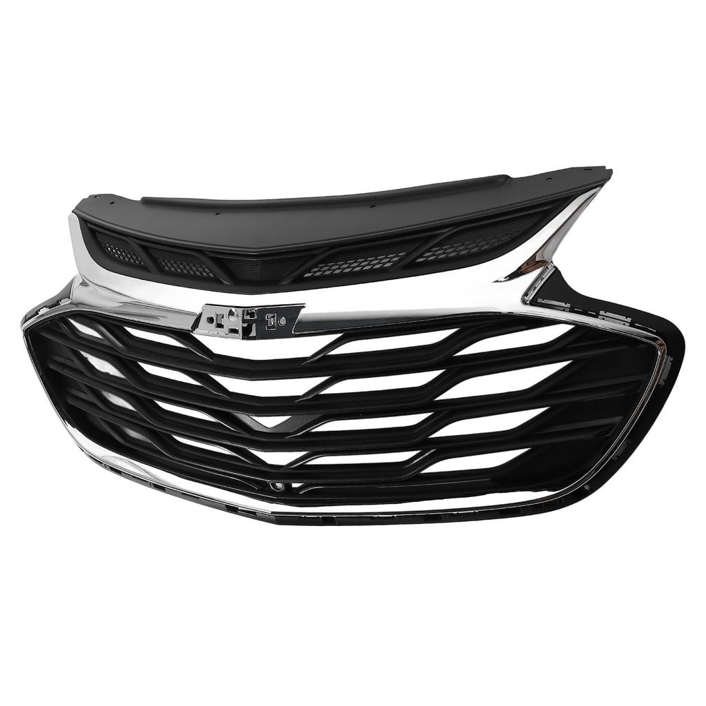 Front Bumper Upper Grille 42674397 Shockproof Stylish Bumper Center Mesh Grille for Cruze L LS LT Premier J400 2019