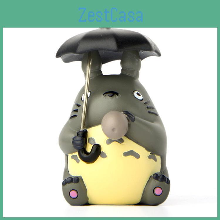 Resin Cartoon My Neighbor Totoro Figurine For Miniature Garden Landscaping And Indoor Decor With Diy Crafting