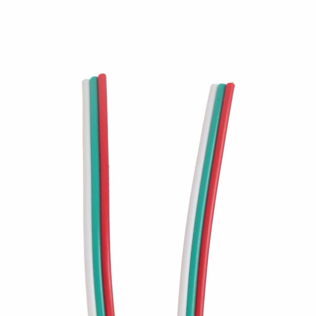 22 Gauge 24AWG Extension Cable Cuttable 0.3mm2 3Pin Pure Copper Wire Red and Green