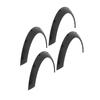 4pcs Wheel Eyebrow Protector Guard Flexible Widened Wheel Arches Lips Universal Car Accessory