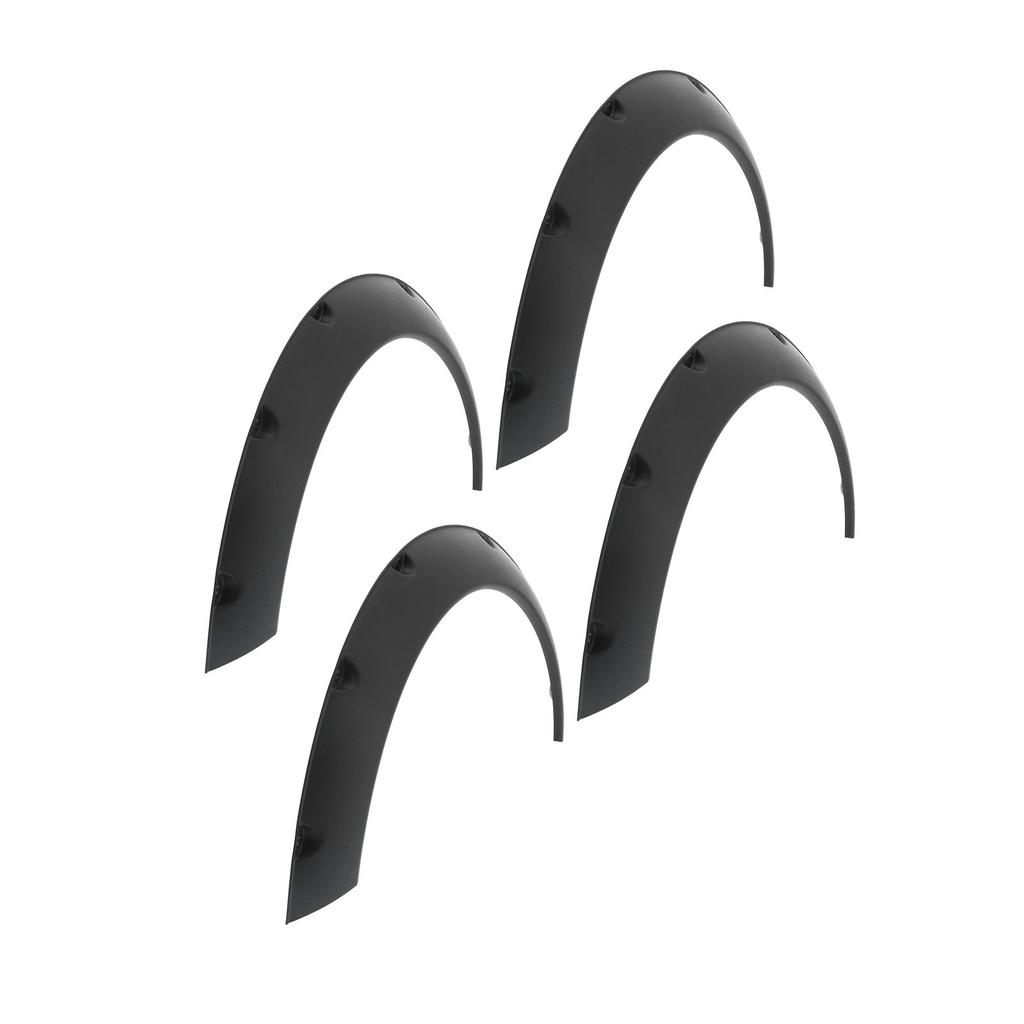 4pcs Wheel Eyebrow Protector Guard Flexible Widened Wheel Arches Lips Universal Car Accessory