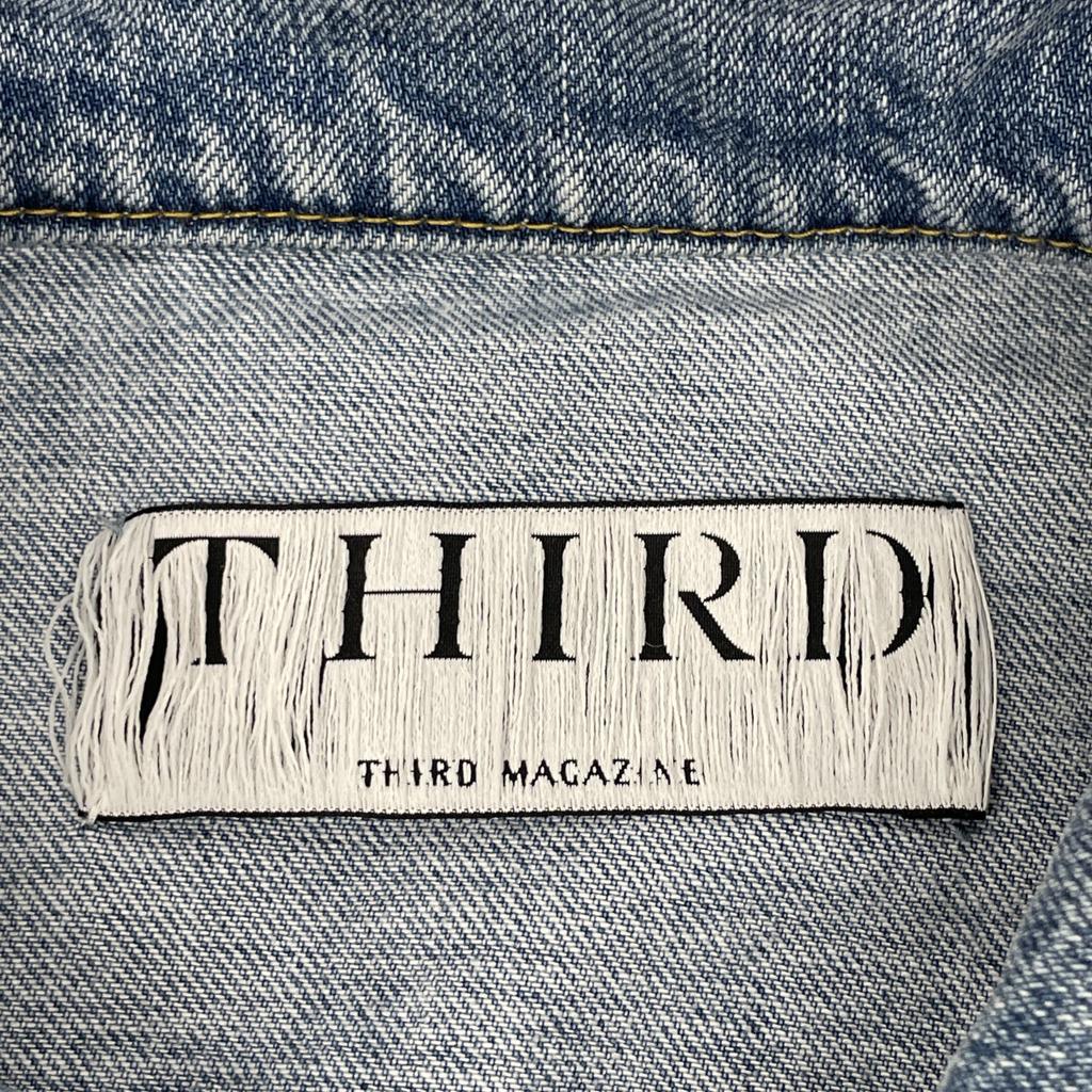 THIRD MAGAZINE A0183FJM209-1 Indigo 12OZ Uneven Yarn Denim Jacket Jacket 9 IndigoUsed