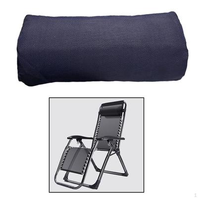 Adjustable Garden Recliner Head Cushion Lunch Break Headrest Pillow with Elastic Band for Outdoor
