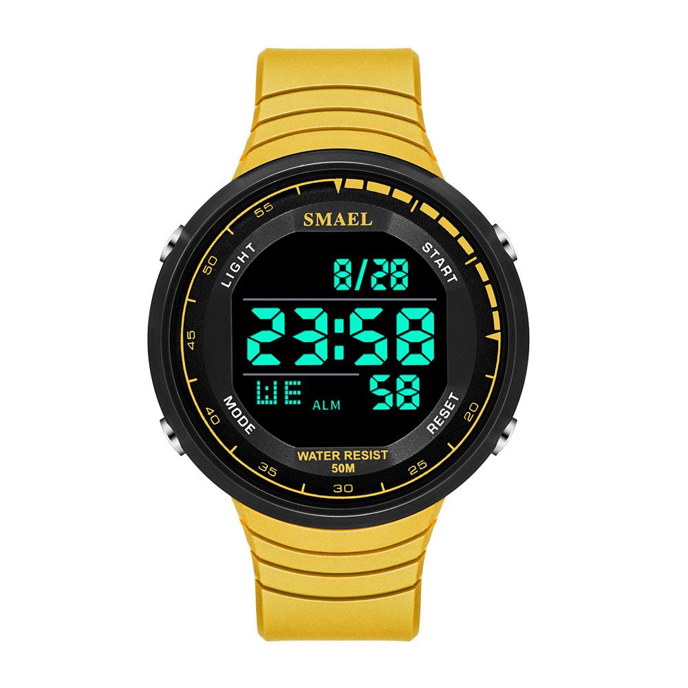 SMAEL Ceas electronic de agrement în aer liber pentru studenți, bărbați și femei, Ceas sport multifuncțional Ceas cu alarmă luminos