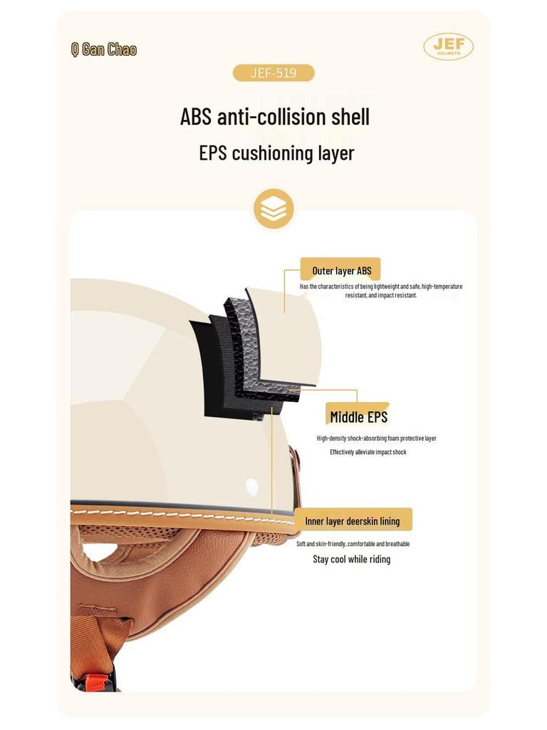 JEF Taiwan Retro Lightweight Helmet: 3C Certified for Summer, Unisex.