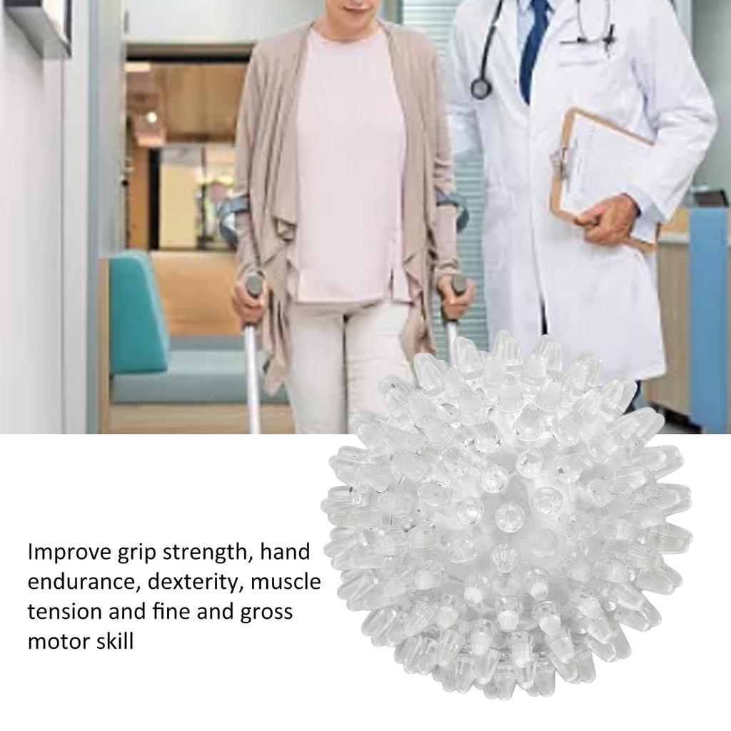 Hand Exercise Ball 3.0in Diameter Hollow Soft Hand Strength Recovery Finger Exercise Ball