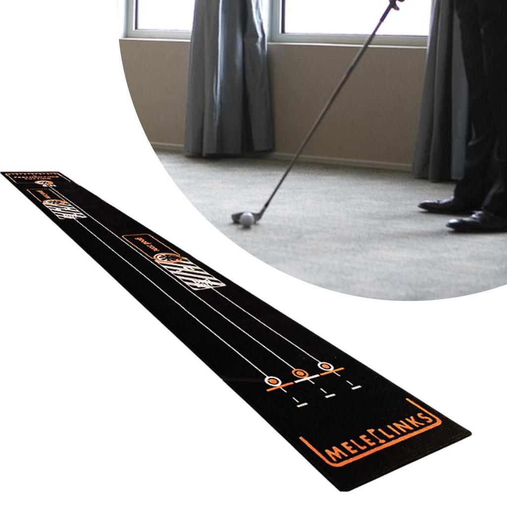 Golf Putting Mat Practice for Home Office Gift Men Women Golfer 3.6x0.4m