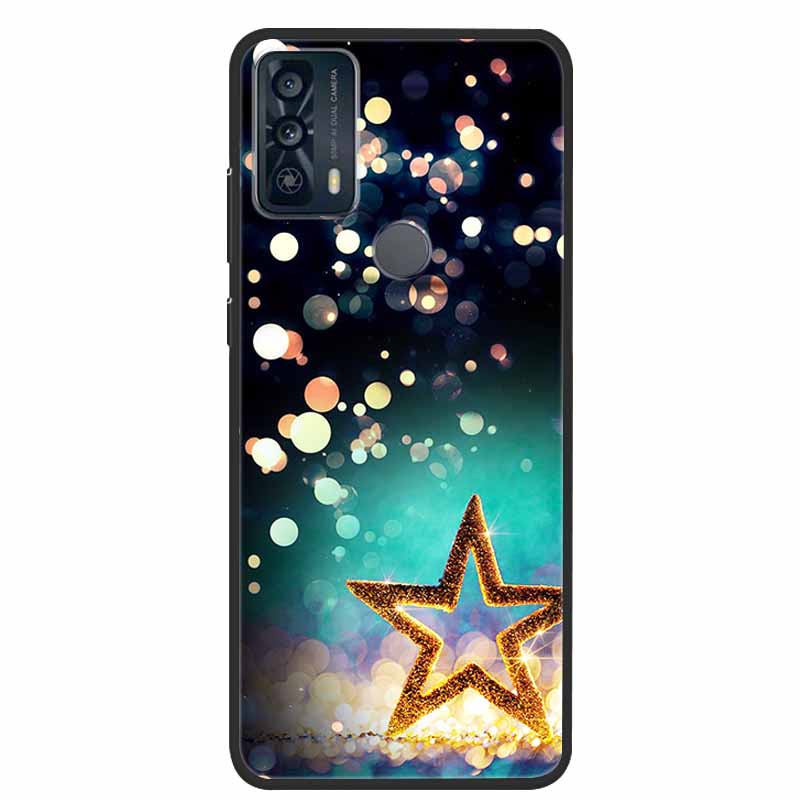 For TCL 20Y 20E Case Luxury Soft Silicone TPU Back Cover For TCL 20Y 20B Phone Cases TCL20Y 20 Y TCL20E Cute 6125F Funda Cartoon