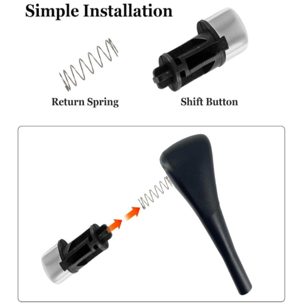 Metal Shifter Shift Black Repair Kit Durable with Spring  for Honda Accord 1998-2002