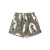 Casual Shorts Men's Green Moderate Straight Fit Pants (Unisex) Casual Shorts DX1117 325