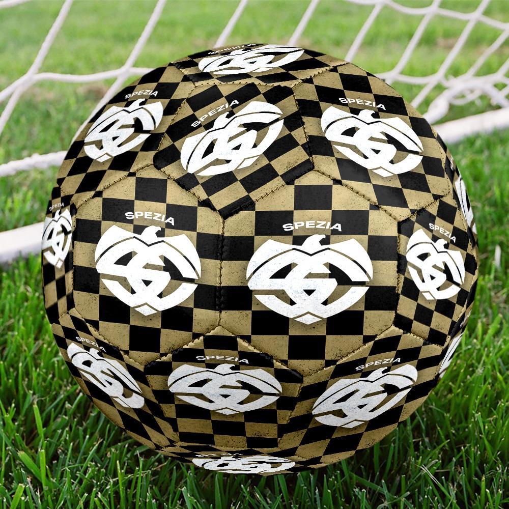 Spe-zia 1906 Emblem Size 5 Soccer Balls, Anti-Slip, Protective Football, Outdoor Sport, a Unique Gift Suitable for him/her, Birthdays