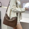 2026 New Arrival Genuine Leather Women's Large Capacity Tote Bag - High-Quality Single-Shoulder Purse Ladies' Underarm Hobo Bag