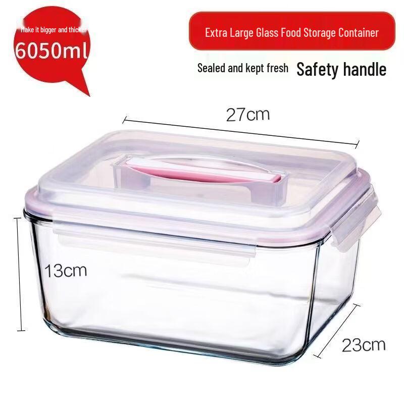 

Ruhan Extra Large Borosilicate Glass Food Storage Container