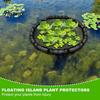 Floating Hydroponic Planter Plant Protector, Fine Mesh Fish Barrier, Pond Ecosystem Maintenance Protector Net, Guard Netting for Aquatic Plants Basket