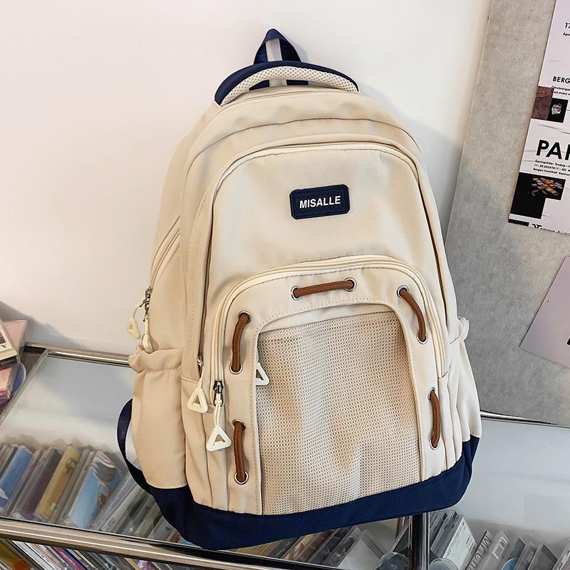 School bag for girls, junior high school students, middle school students, high-quality fashion men's models, college studentss