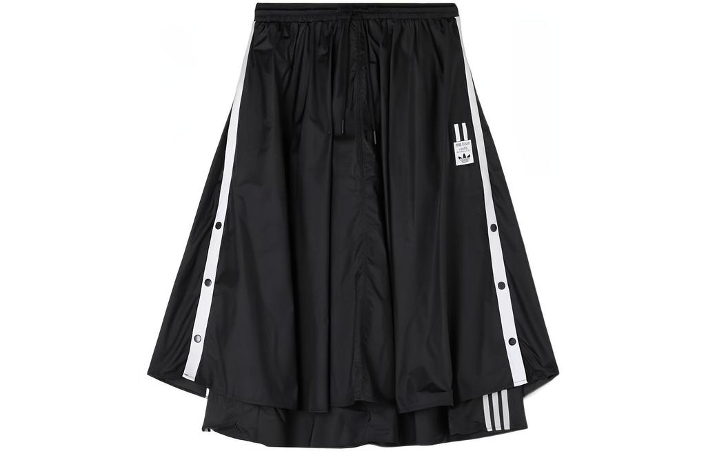 adidas Originals ADIBREAK Casual Long Skirt Women's Black HC6566