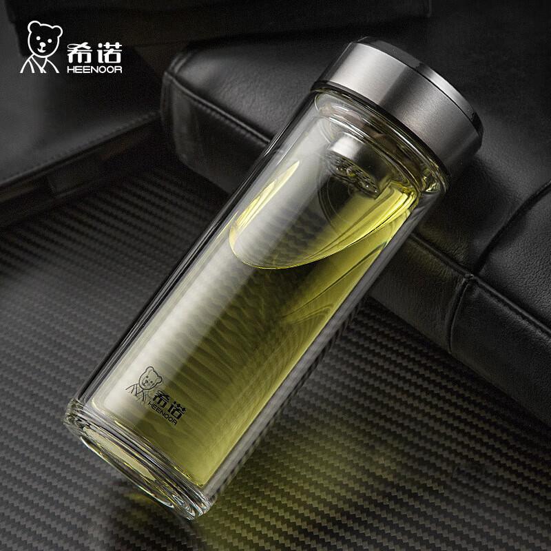 Xinuo Double Wall Glass Tea Infuser Bottle