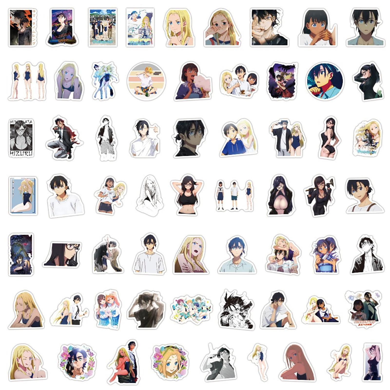 

60 штук граффити-наклеек для украшения ноутбука, наклейки для багажа One Size