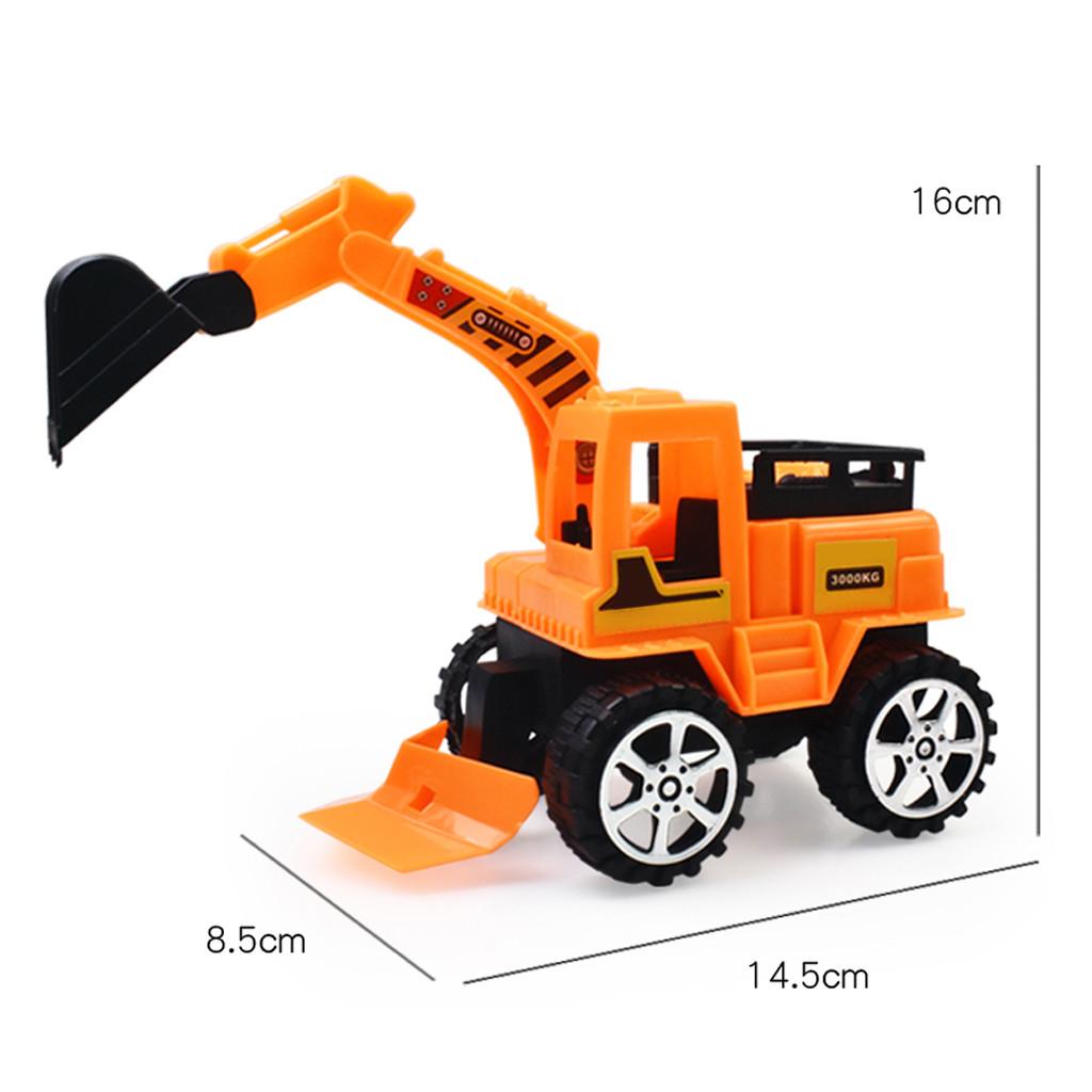 

Children s Simulation Car Toy Inertial Engineering Vehicle Excavator Model Toys помаранчевий