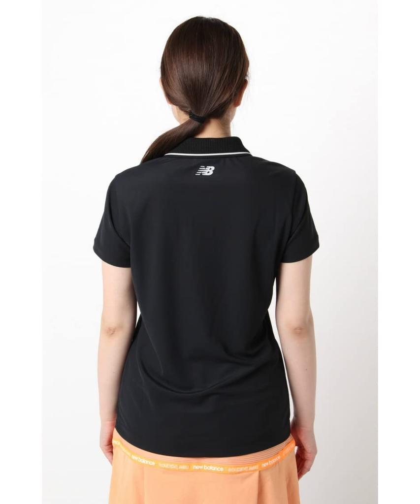 Golf Short Sleeve Polo Shirt Quick UV 0 [New Balance] (Water Absorbent, Drying, Protection, Stretch) / Women's / 012-2160502 100_Red [S]
