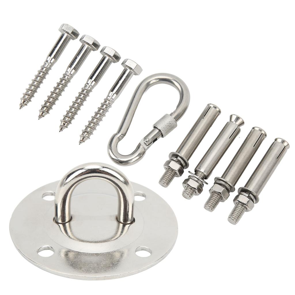 Hängemattenset 304 Edelstahl Stabil Schwerlast Deckenhänger für Sandsäcke Schaukel