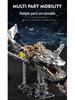Lego-Compatible Electric Mechanical Whale Building Kit - Challenging DIY Animal Model Toy for Boys