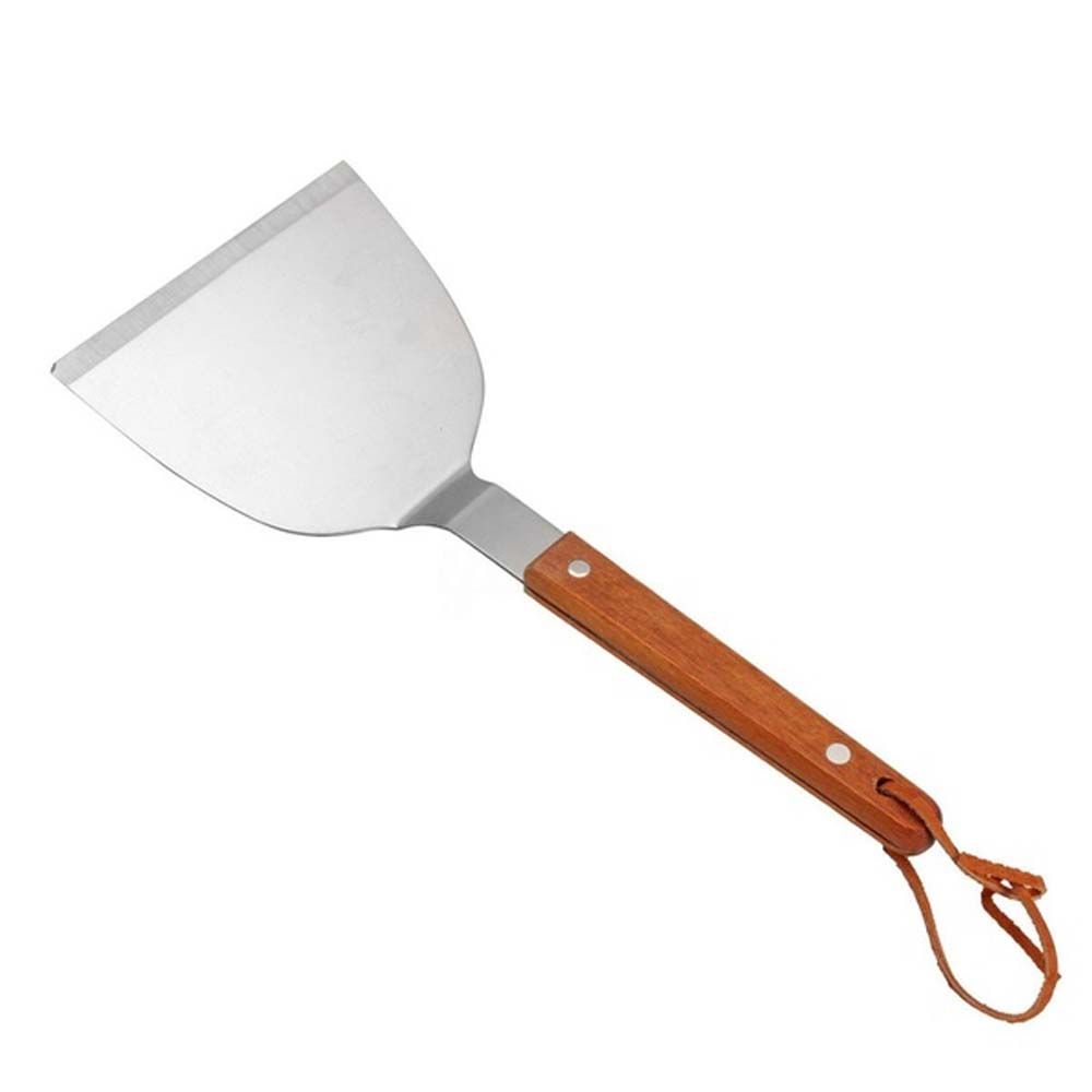 Long Hand Non-stick Wood Handle Cooking Pizza Chopper Pastry Tools Spatula Shovel Scraper