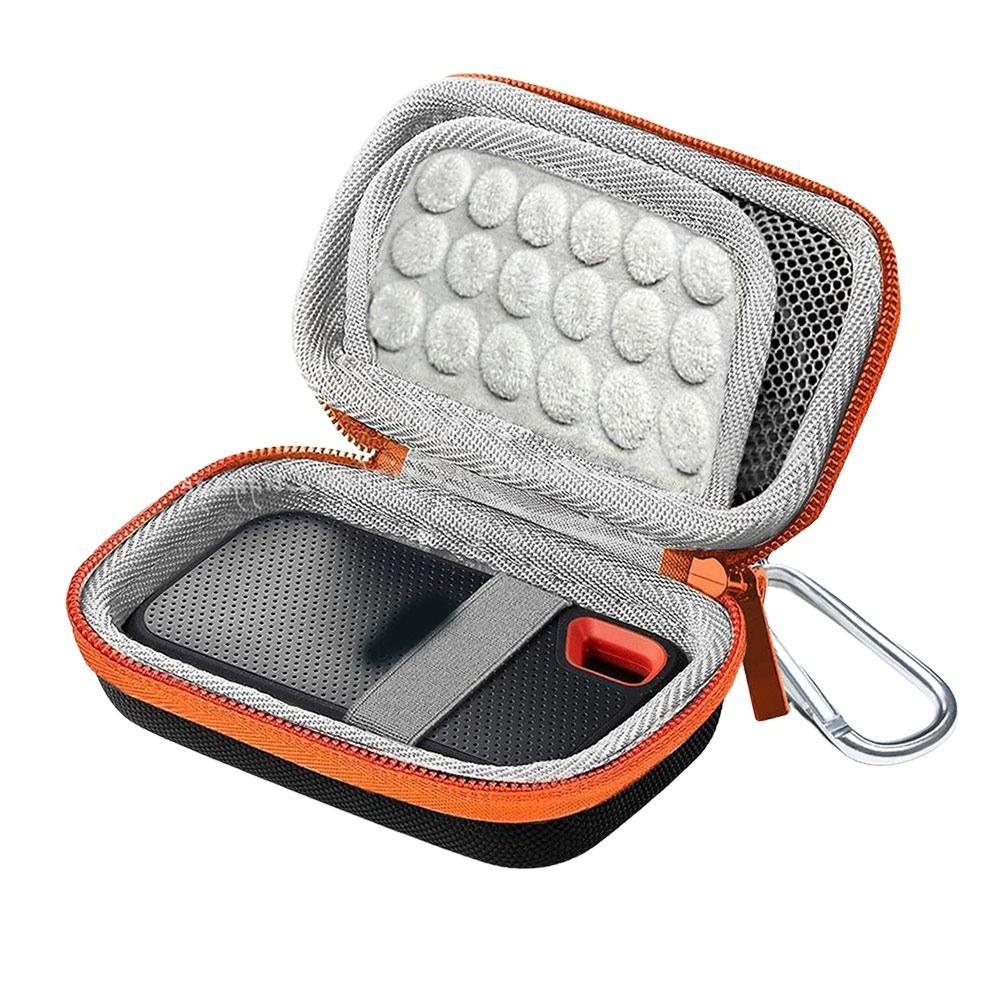 Stoßfestes SSD-Gehäuse Wasserbeständige Schaumstoffauskleidung Externe Festplattenhülle Hartschalen-Schutztasche für E80/E30/E60/E81 Outdoor
