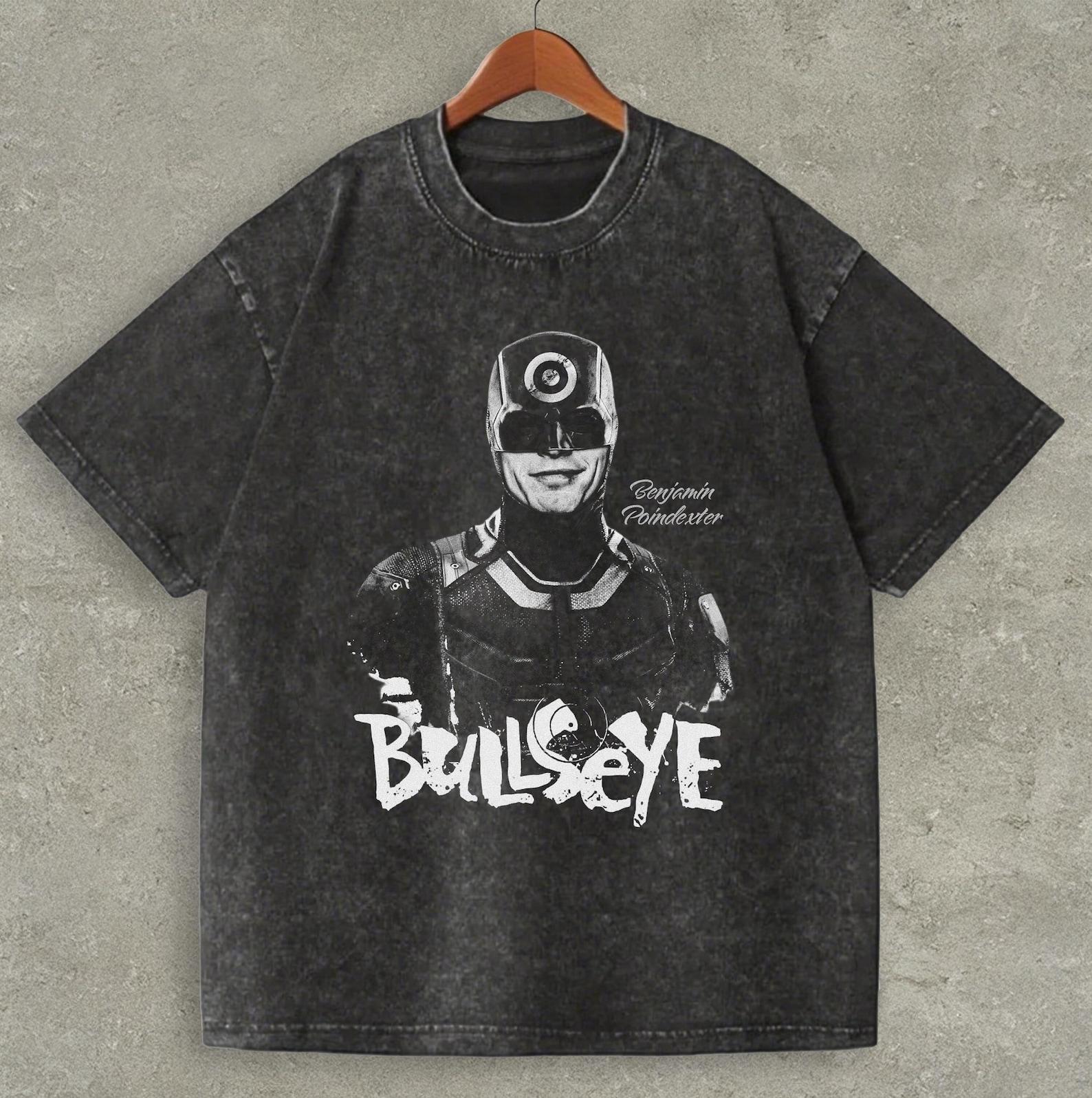 Vintage Bullseye Daredevil T-Shirt, Benjamin Pointdexter MCU Gifts L