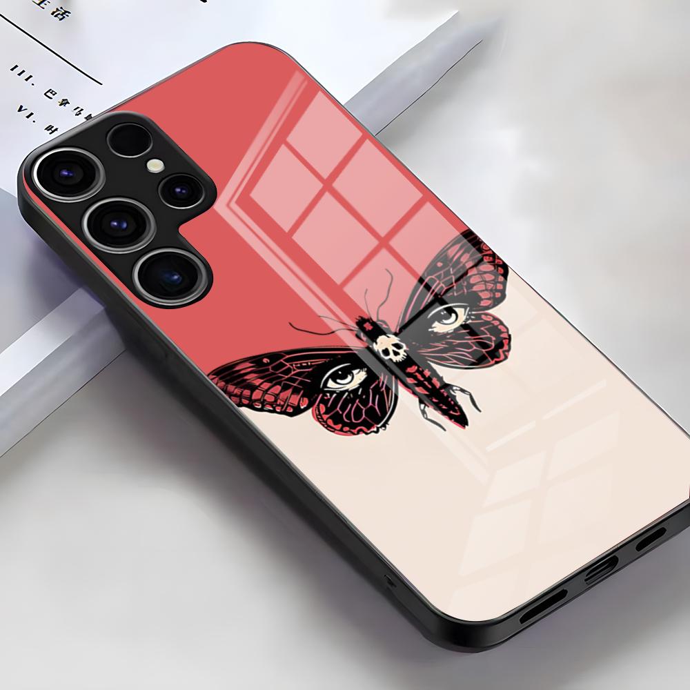 

HANNIBAL Phone Case For Samsung S26 S25 Edge Ultra S23 S22 S21 S20 Ultra Plus S24 Fe A54 A53 A25 Glass Cover Samsung S21 FE