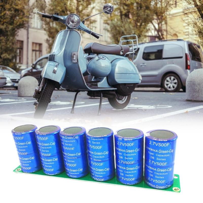 Superkondensator 2,7V500F Wysokoprądowy Ultrakondensator Płytka Zabezpieczeń do Samochodowego Prostownika