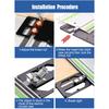Right Angle   Track Saw  with Edged Support 90 Degree Right Angle  Rail  Tool for Fast Easy Cutting