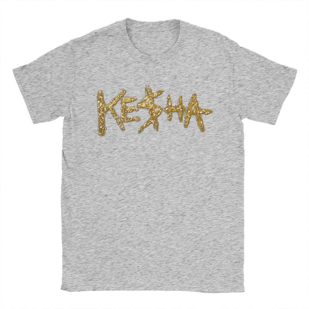 Kesha T Shirt Men 100 Cotton Leisure TShirt Round Collar Tees Short Sleeve Clothes Adult