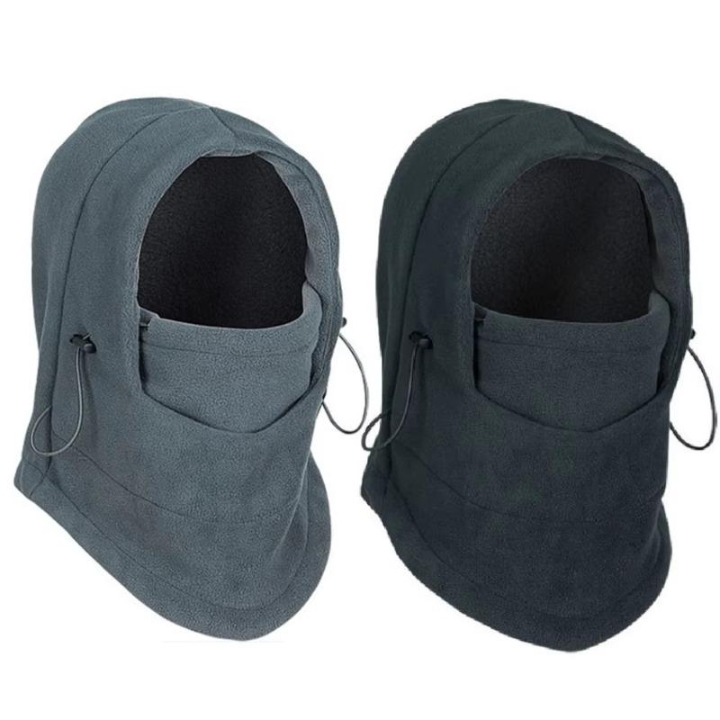 1pc Winter warm Balaclava Hat for Men Women,outdoor Thermal Fleece Hood Bike Windproof Face beanie hat Neck Warmer Scarves cap